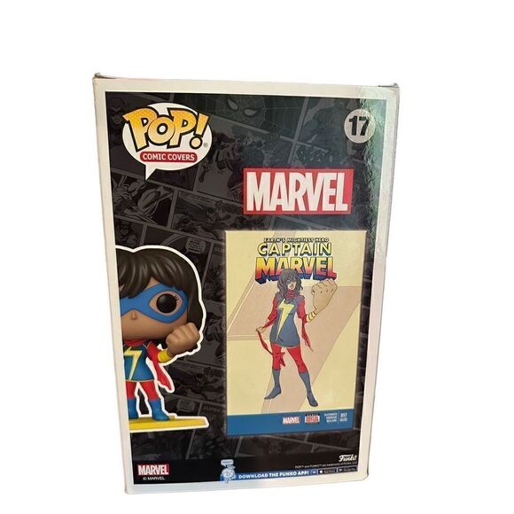 Funko Pop! Comic Cover Captain Marvel #17 Target Exclusive Kamala Khan Sealed - Picture 7 of 7